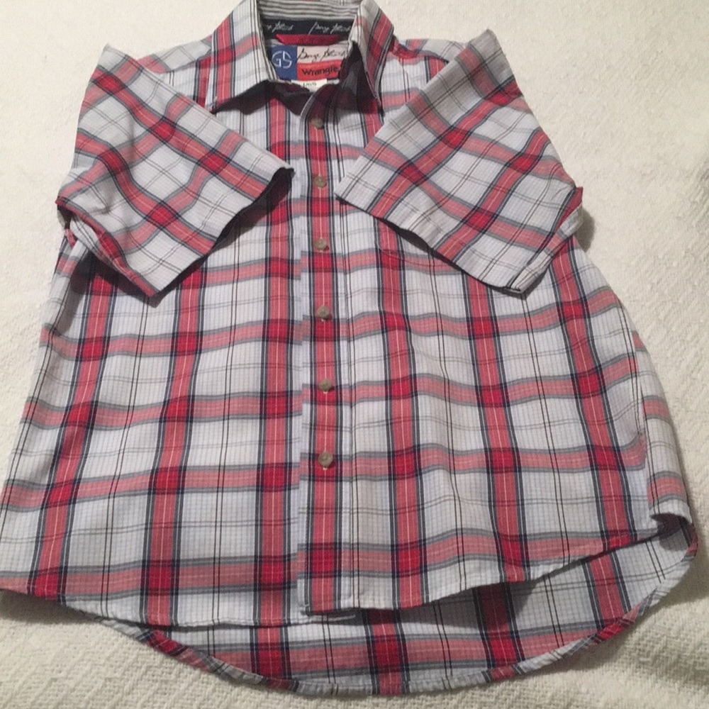 BOYS “George Strait” Wrangler Western SS Shirt.